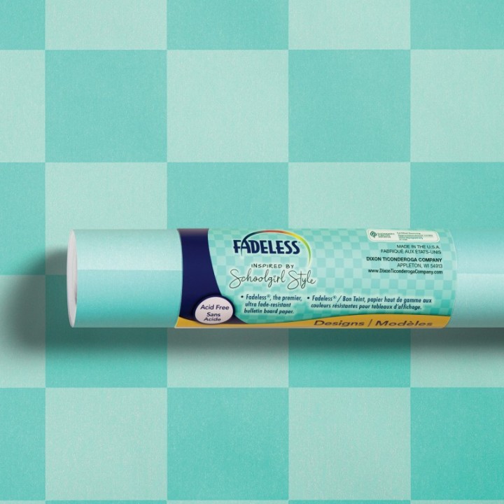 Fadeless® Schoolgirl Style Bulletin Board Paper, 48" x 50', Daydream