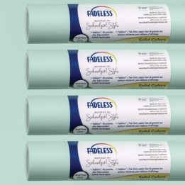 Fadeless® Schoolgirl Style Bulletin Board Paper, 48" x 12', Mint to Be, 4 Rolls