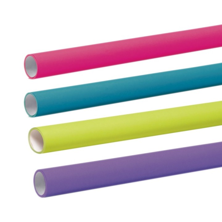 Fadeless® Bulletin Board Art Paper, Bright Assortment, 48" x 12', 4 Rolls