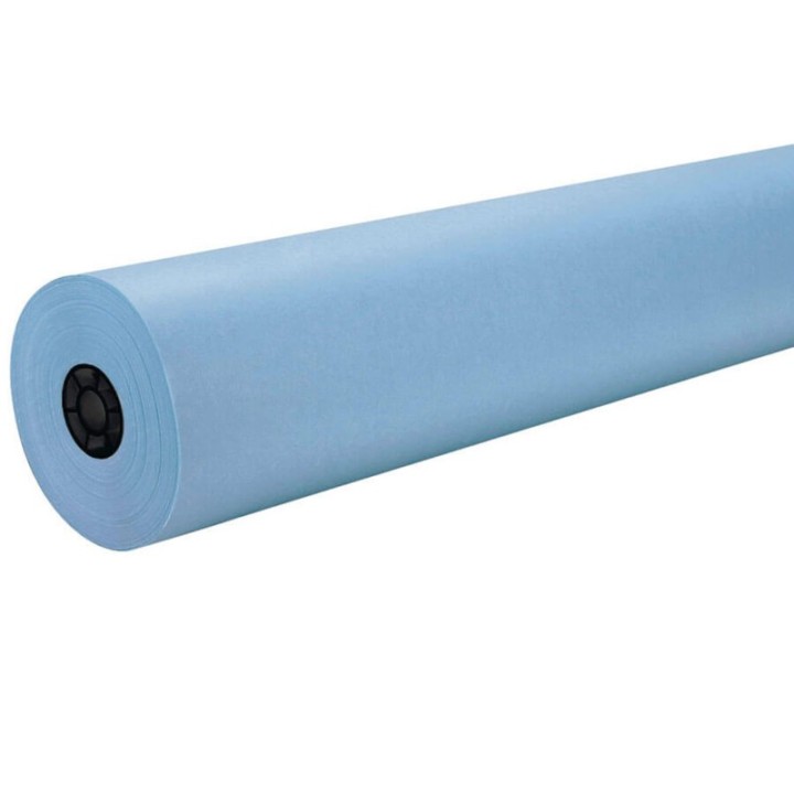 Tru-Ray® Art Paper Roll, Sky Blue, 36" x 500', 1 Roll