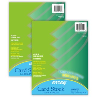 Pacon® Card Stock, Emerald Green, 8-1/2" x 11", 100 Sheets Per Pack, 2 Packs