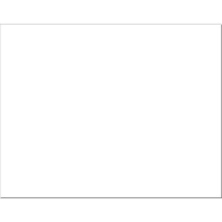 Pacon® 4-Ply Railroad Board, White, 22" x 28", 25 Sheets
