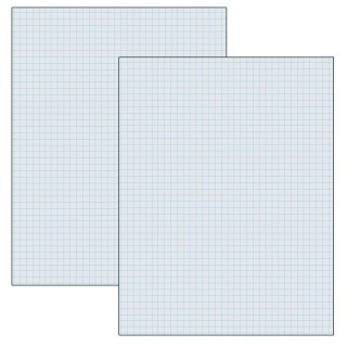 Pacon® Graphing Paper, White, 1/4" Quadrille Ruled, 8-1/2" x 11", 500 Sheets Per Pack, 2 Packs