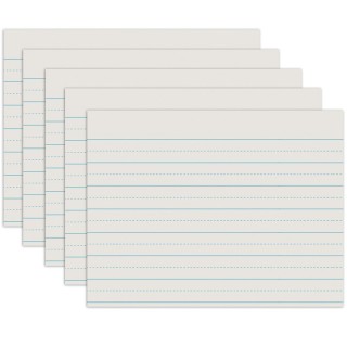 Pacon® Newsprint Handwriting Paper, Alternate Dotted, Grade 1, 1" x 1/2" Ruled Long, 11" x 8-1/2", 500 Sheets Per Pack, 5 Packs