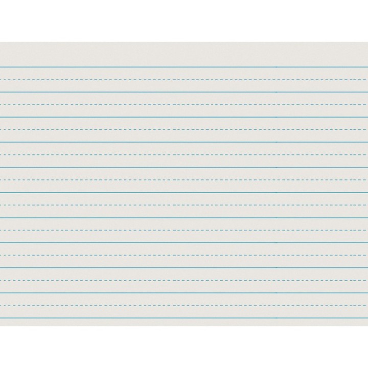 Pacon® Newsprint Handwriting Paper, Alternate Dotted, Grade 2, 3/4" x 3/8" Ruled Long, 11" x 8-1/2", 500 Sheets