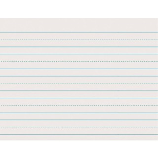 Pacon® Newsprint Handwriting Paper, Skip-A-Line, Grade 1, 1" x 1/2" x 1/2" Ruled Long, 11" x 8-1/2", 500 Sheets