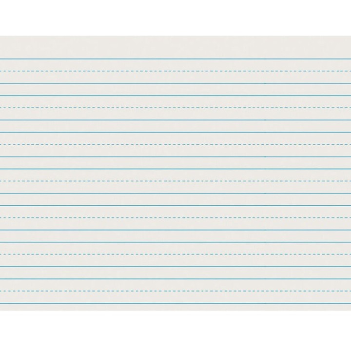 Pacon® Newsprint Handwriting Paper, Skip-A-Line, Grade 2, 3/4" x 3/8" x 3/8" Ruled Long, 11" x 8-1/2", 500 Sheets