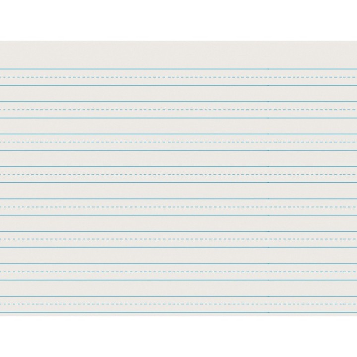 Pacon® Newsprint Handwriting Paper, Skip-A-Line, Grade 3, 1/2" x 1/4" x 1/2" Ruled Long, 11" x 8-1/2", 500 Sheets