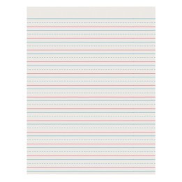 Pacon® Newsprint Handwriting Paper, Skip-A-Line, Grades 2-3, 1/2" x 1/4" x 1/4" Ruled Short, 8-1/2" x 11", 500 Sheets