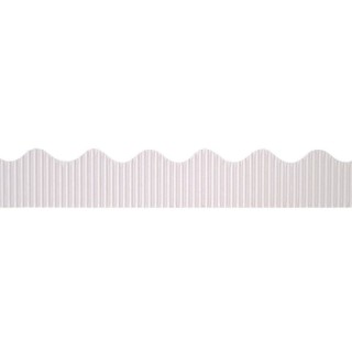 Bordette® Decorative Border, White, 2-1/4" x 50', 1 Roll