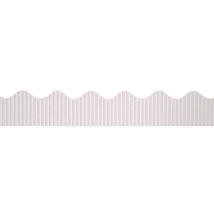 Bordette® Decorative Border, White, 2-1/4" x 50', 1 Roll