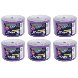 Bordette® Decorative Border, Deep Purple, 2-1/4" x 50', 6 Rolls