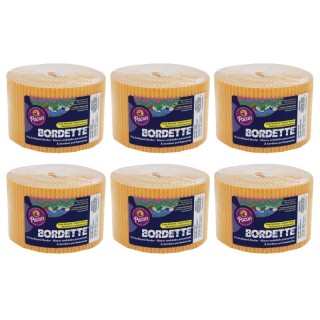 Bordette® Decorative Border, Sunset Gold, 2-1/4" x 50', 6 Rolls