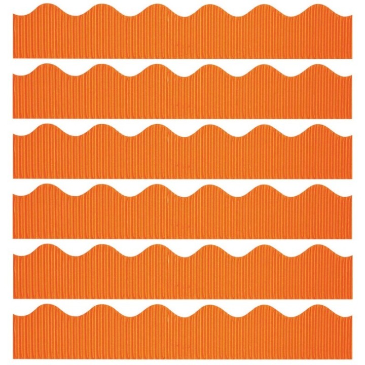 Bordette® Decorative Border, Orange, 2-1/4" x 50', 6 Rolls