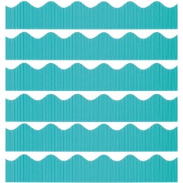 Bordette® Decorative Border, Azure, 2-1/4" x 50', 6 Rolls