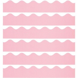 Bordette® Decorative Border, Pink, 2-1/4" x 50', 6 Rolls