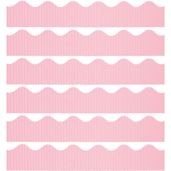 Bordette® Decorative Border, Pink, 2-1/4" x 50', 6 Rolls