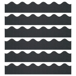 Bordette® Decorative Border, Black, 2-1/4" x 50', 6 Rolls