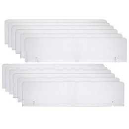 Pacon® Presentation Board Headers, White, 36" x 9.5", Pack of 12 Boards