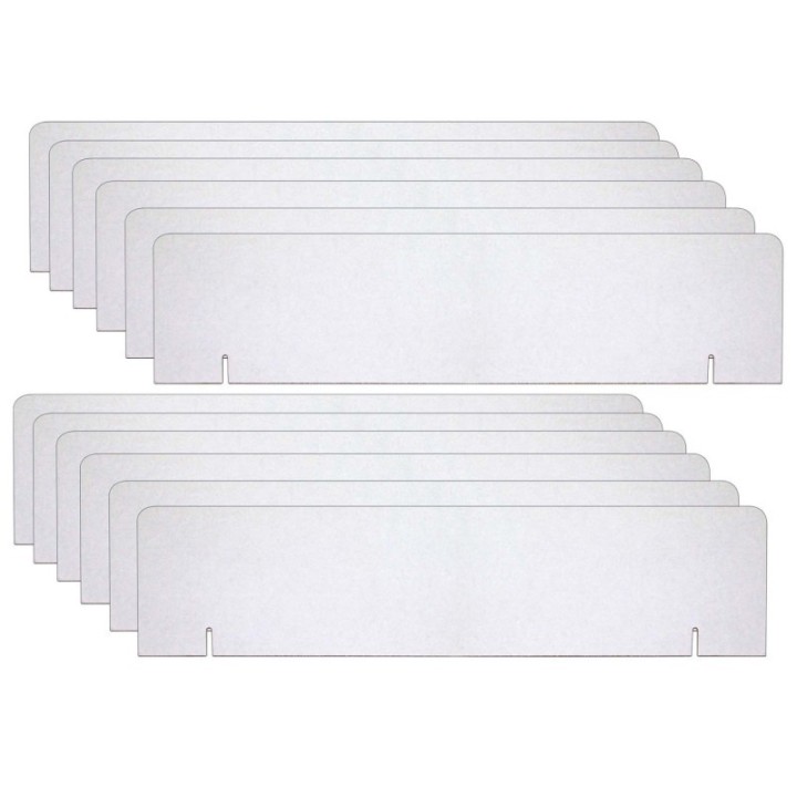 Pacon® Presentation Board Headers, White, 36" x 9.5", Pack of 12 Boards