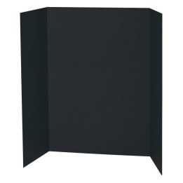 Pacon® Presentation Board, Black, Single Wall, 48" x 36", 1 Board