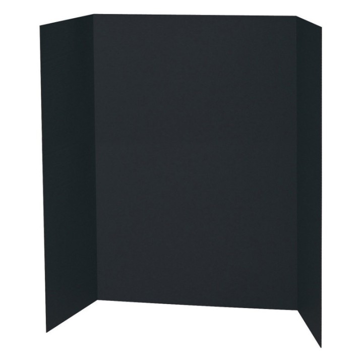 Pacon® Presentation Board, Black, Single Wall, 48" x 36", 1 Board