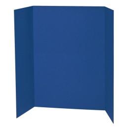 Pacon® Presentation Board, Blue, Single Wall, 48" x 36", 1 Board