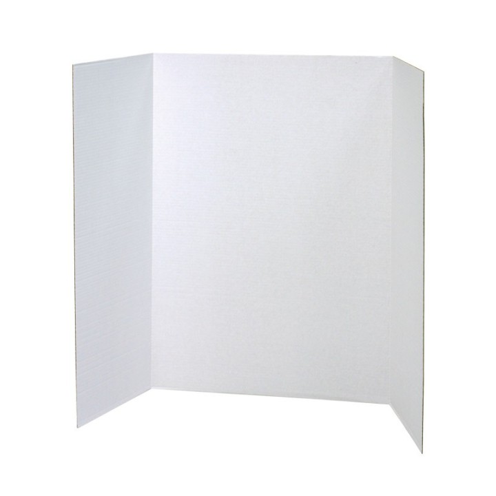 Pacon® Presentation Board, White, Single Wall, 40" x 28", 8 Boards