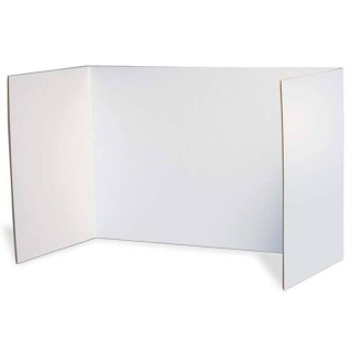 Pacon® Privacy Boards, White, 48" x 16", 4 Boards
