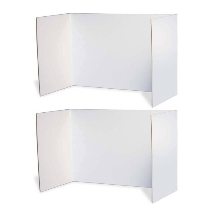 Pacon® Privacy Boards, 48" x 16", 4 Per Pack, 2 Packs