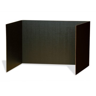 Pacon® Privacy Boards, Black, 48" x 16", 4 Boards