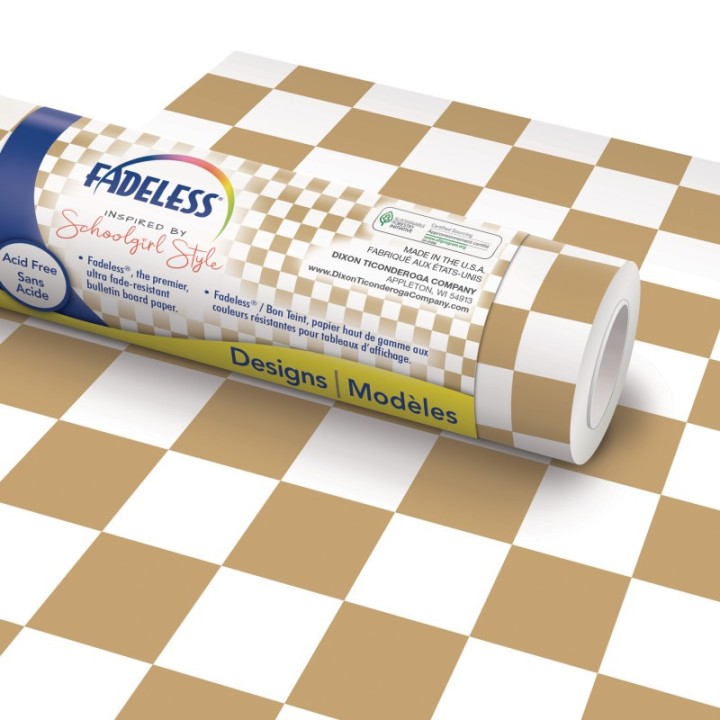 Fadeless® Schoolgirl Style™ Bulletin Board Paper, 48" x 50' Roll, Sweater Weather