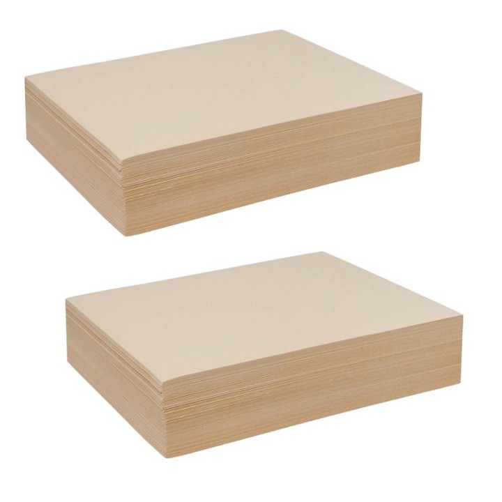 Pacon® Drawing Paper, Manila, Medium Weight, 9" x 12", 500 Sheets Per Pack, 2 Packs