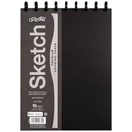 UCreate® Disc Bound Sketch Book, 9" x 12", 50 Sheets