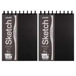 UCreate® Disc Bound Sketch Book, 9" x 12", 50 Sheets, Pack of 2