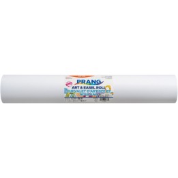 Prang® Art & Easel Roll, White, White, 18" x 100', 1 Roll