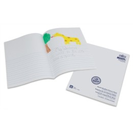 Prang® Beginner Sketch Booklet, Picture Story, 11" x 8-1/2", 16 Sheets / 32 Pages