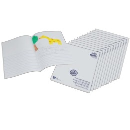 Prang® Beginner Sketch Booklet, Picture Story, 11" x 8-1/2", 16 Sheets / 32 Pages, Pack of 12