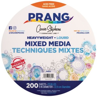 Prang® Heavyweight Mixed Media Paper Circles, 9", 200 Sheets