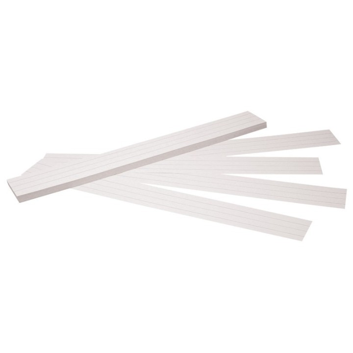 Pacon® Sentence Strips, White, 1-1/2" Ruled, 3" x 24", 100 Strips