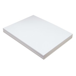 Pacon® Medium Weight Tagboard, White, 9" x 12", 100 Sheets