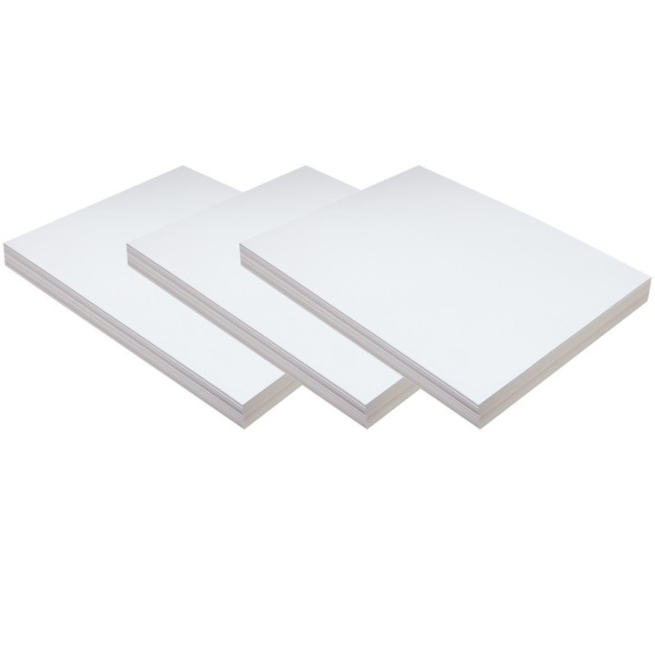 Pacon® Medium Weight Tagboard, White, 9" x 12", 100 Sheets Per Pack, 3 Packs