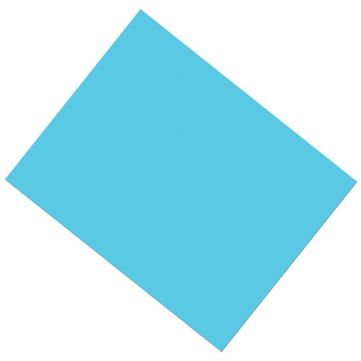 UCreate® Coated Poster Board, Light Blue, 22" x 28", 25 Sheets