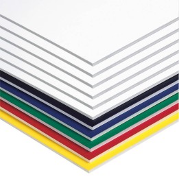 UCreate® Foam Board, 6 Assorted Colors, 20" x 30", 10 Sheets