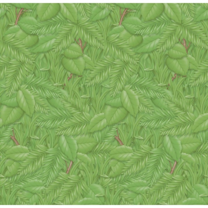 Fadeless® Bulletin Board Art Paper, Tropical Foliage, 48" x 12', 4 Rolls