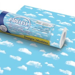 Fadeless® Bulletin Board Art Paper, Clouds, 48" x 50', 1 Roll