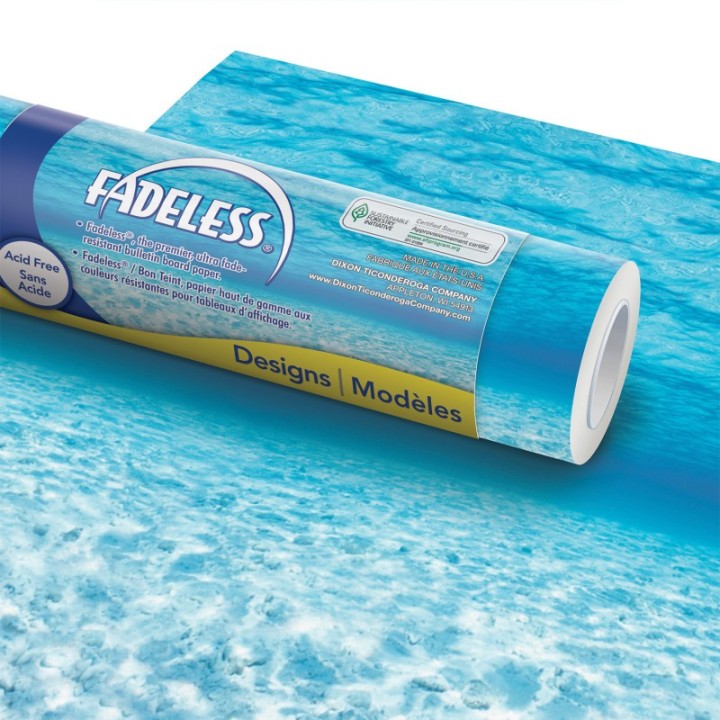Fadeless® Bulletin Board Art Paper, Under The Sea, 48" x 50', 1 Roll