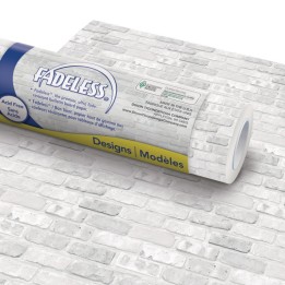 Fadeless® Bulletin Board Art Paper, White Brick, 48" x 50', 1 Roll