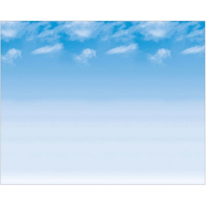 Fadeless® Bulletin Board Art Paper, Wispy Clouds, 48" x 12', 4 Rolls