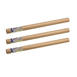 Pacon® Heavyweight Kraft Roll, Natural Kraft, 30" x 30', 3 Rolls